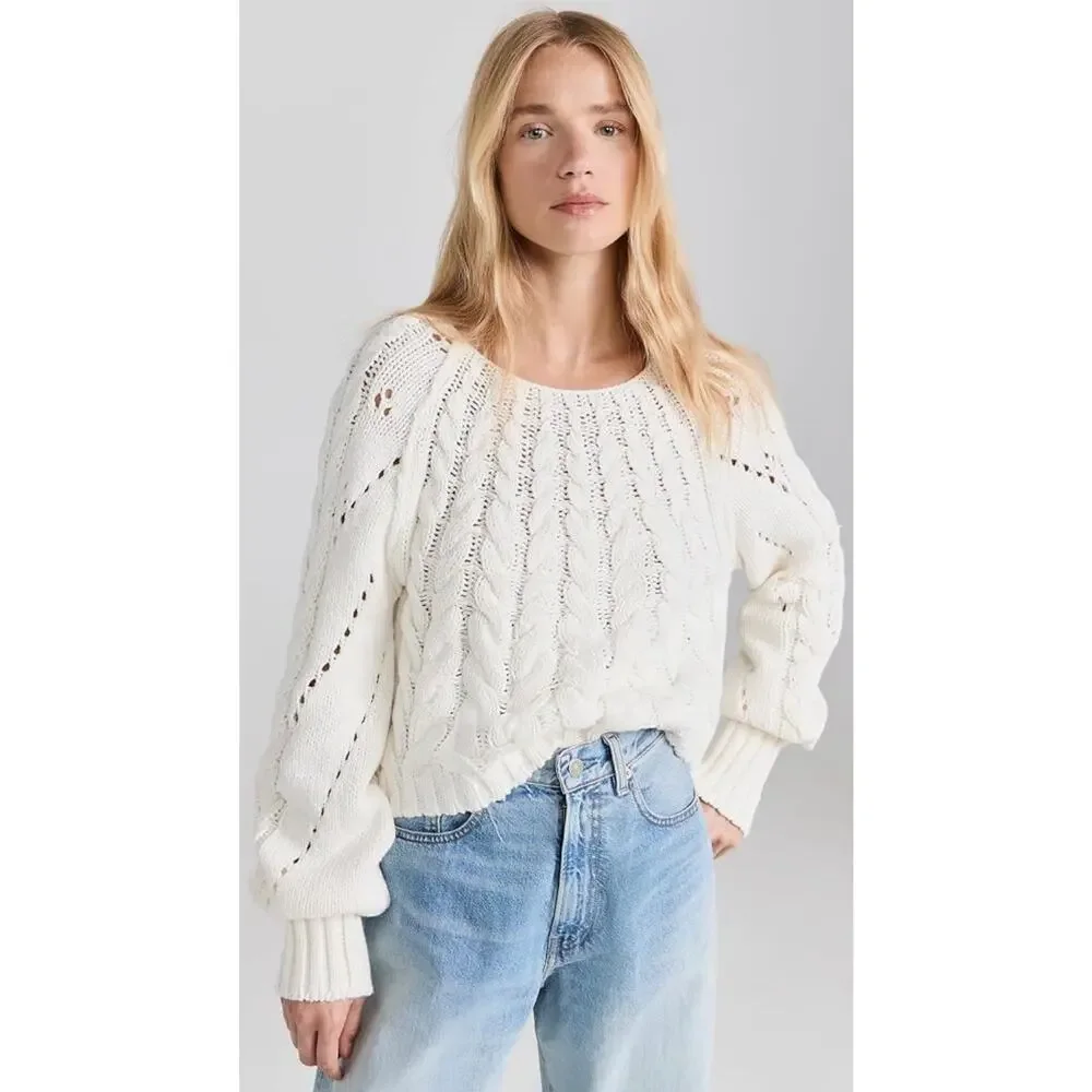 Free People cable knit